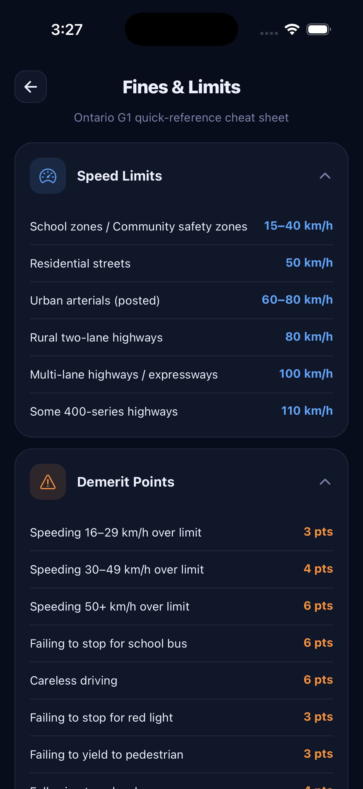 Fines screenshot